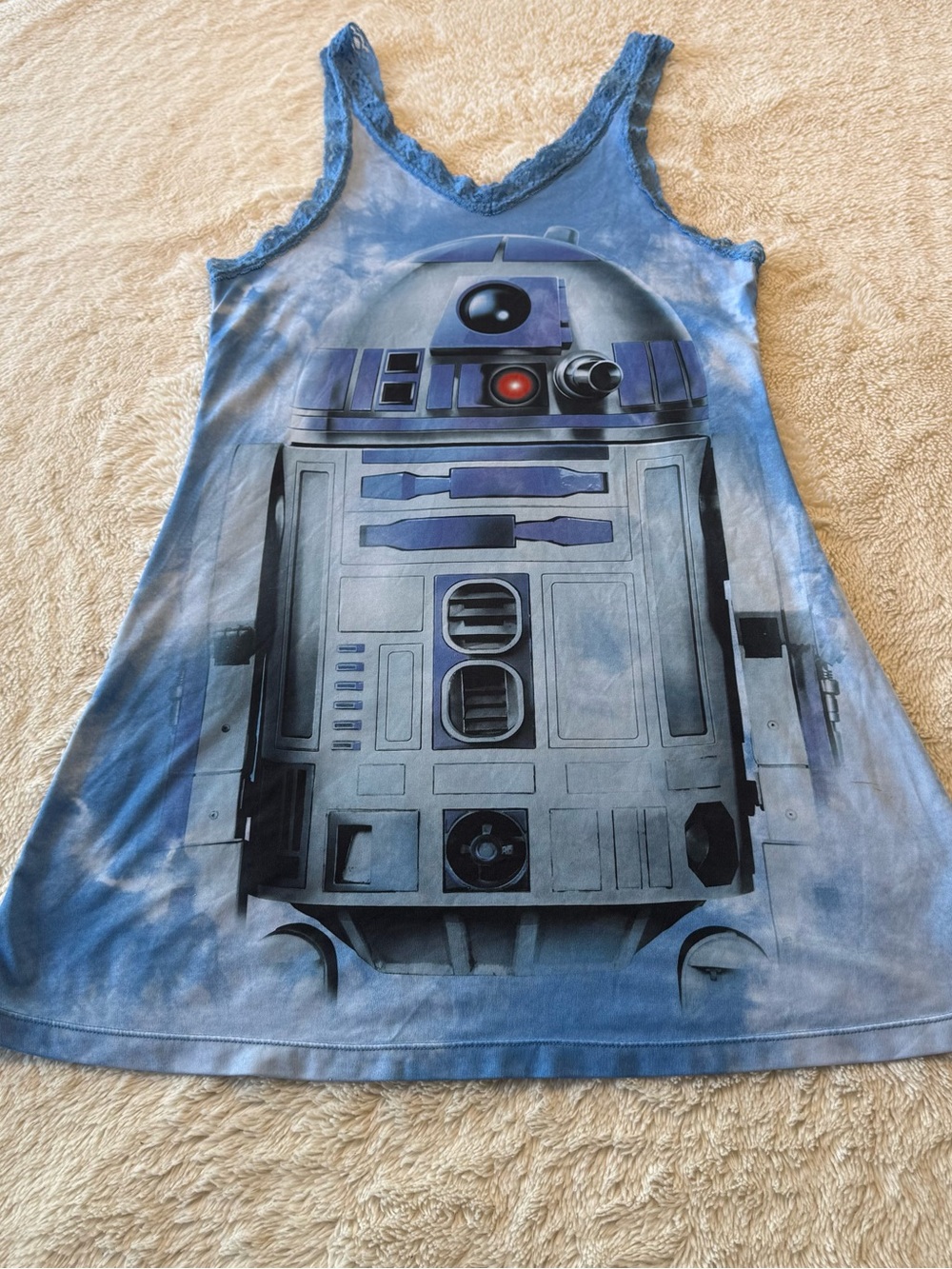 Star Wars Blue R2-D2 Graphic Sleep Tank